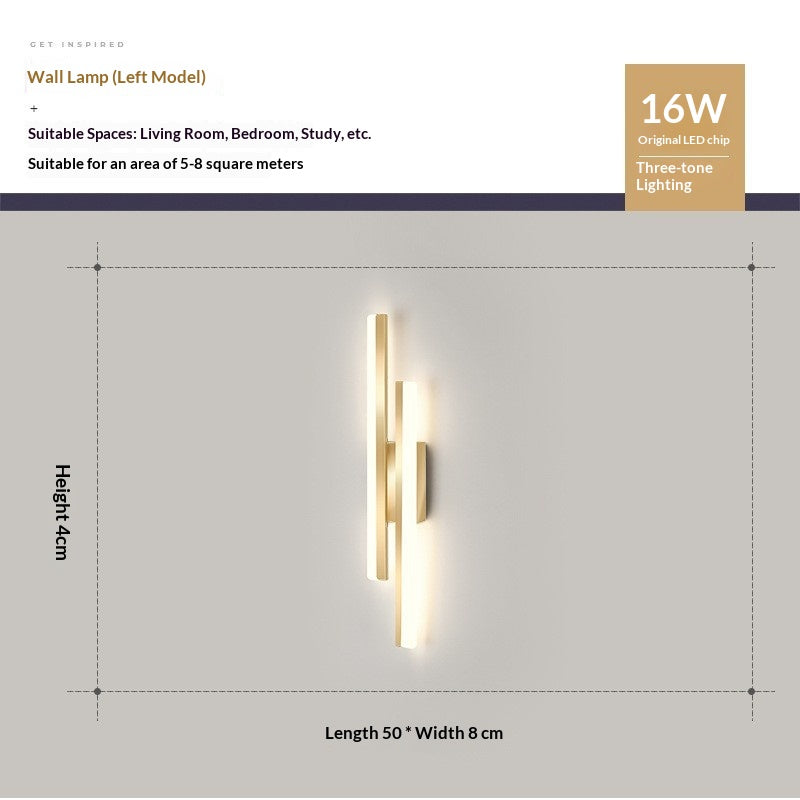 Double Line Wall Lamp