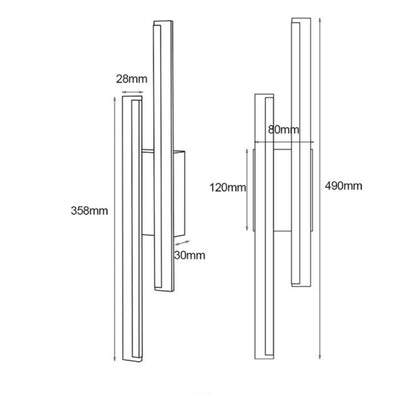 Double Line Wall Lamp
