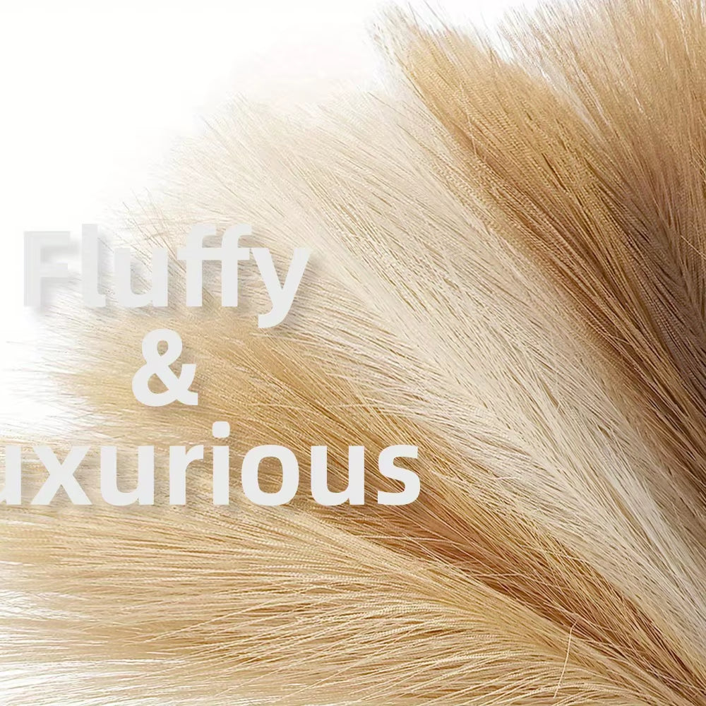 Elevate Your Decor with 6PCS Luxurious Artificial Pampas Grass - Perfect for Weddings, Home, and Holiday Arrangements