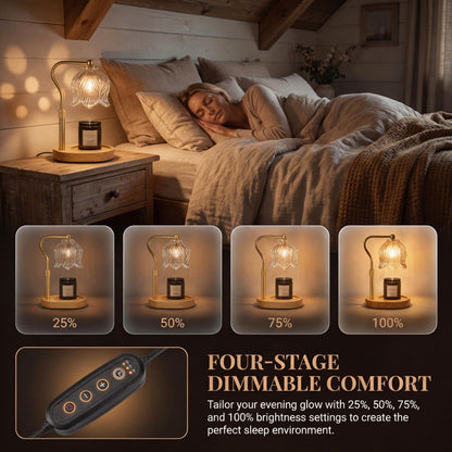 Candle Warmer Lamp with 2 Bulbs