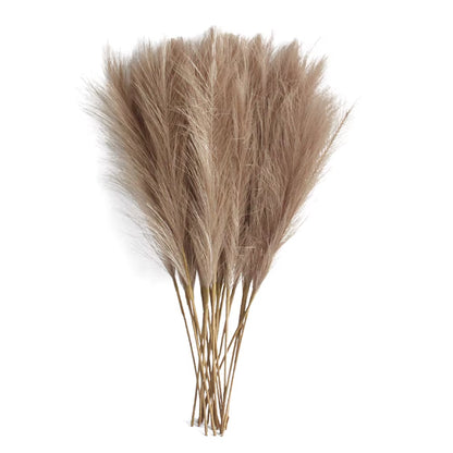 Elevate Your Decor with 6PCS Luxurious Artificial Pampas Grass - Perfect for Weddings, Home, and Holiday Arrangements