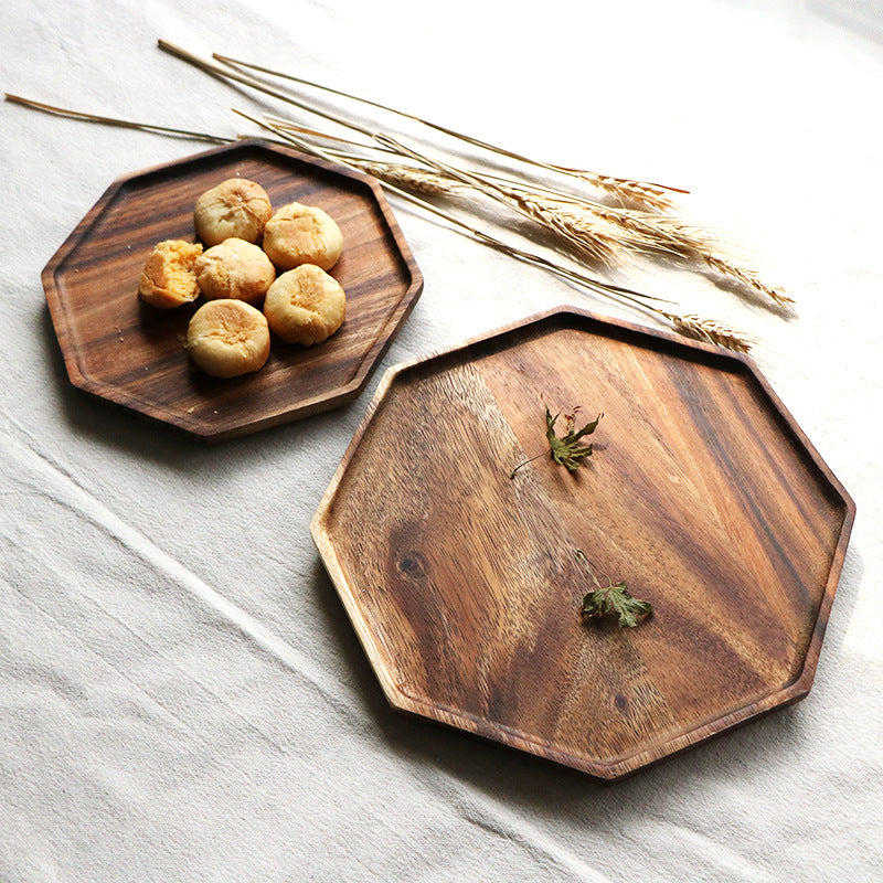 Japanese Acacia Wood Star Anise Tray