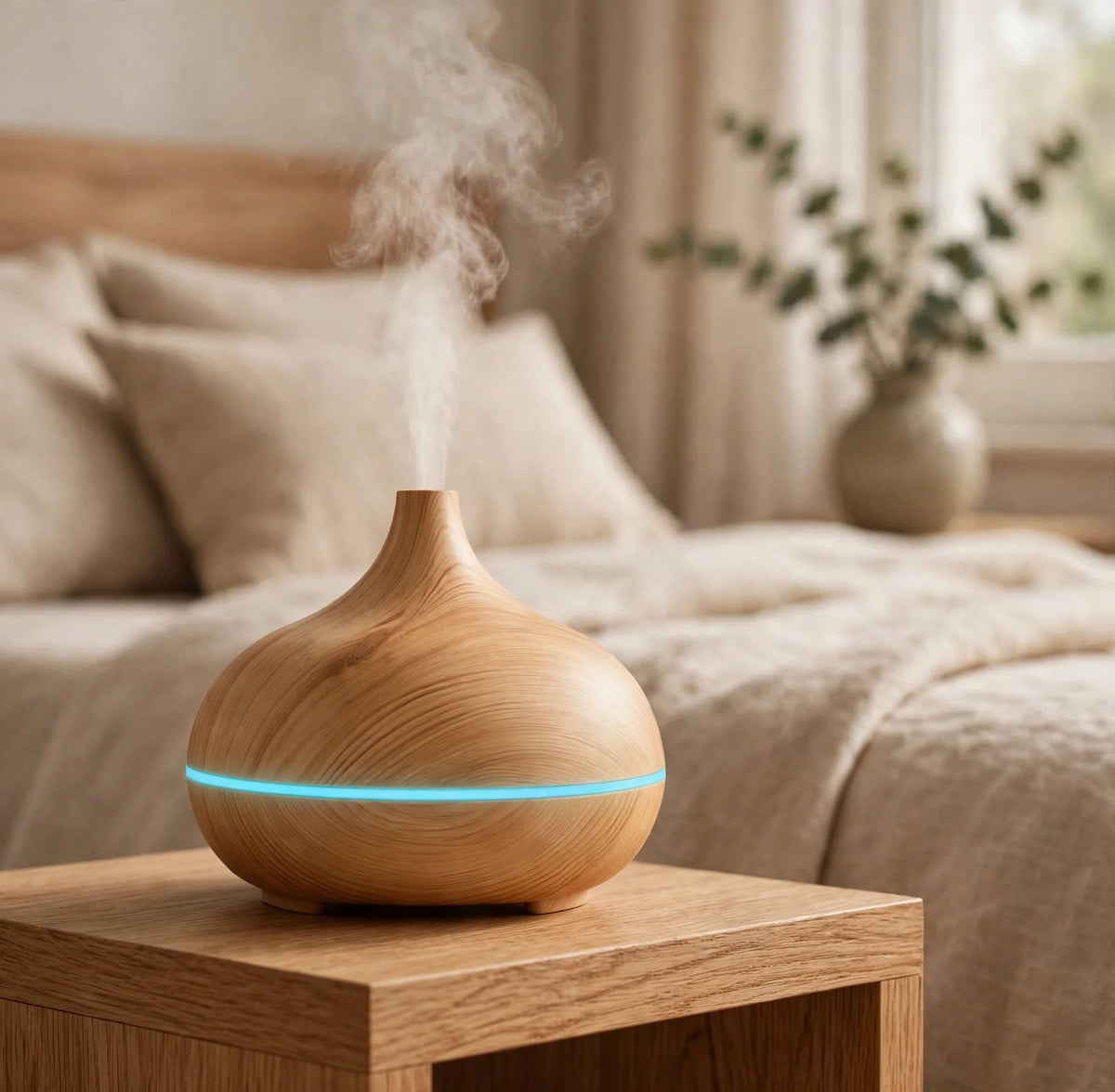 Wooden Aromatherapy Diffuser With Remote