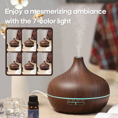 Wooden Aromatherapy Diffuser With Remote