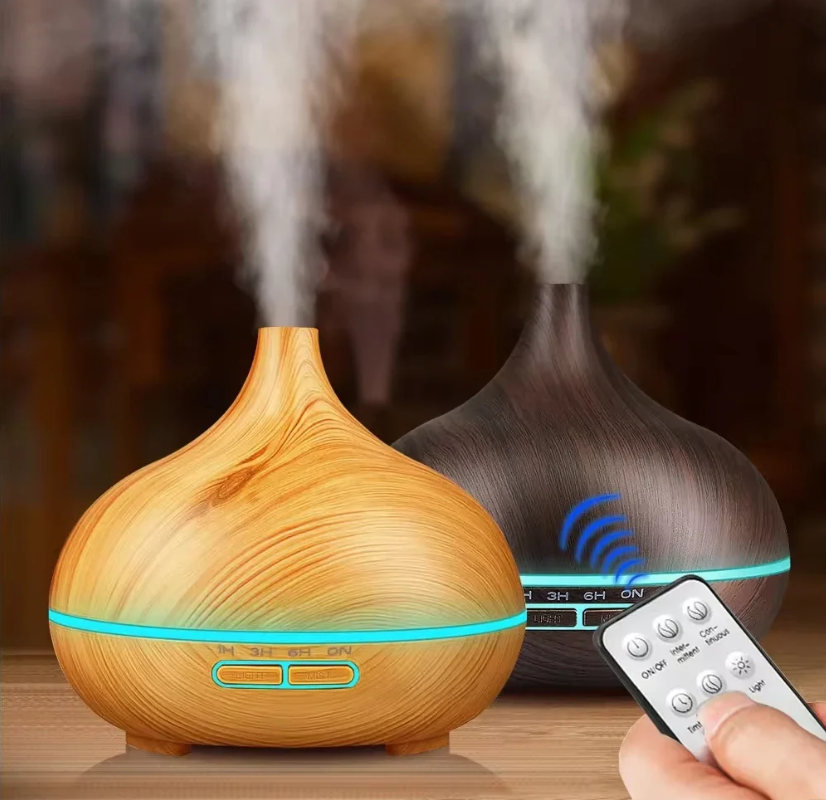 Wooden Aromatherapy Diffuser With Remote