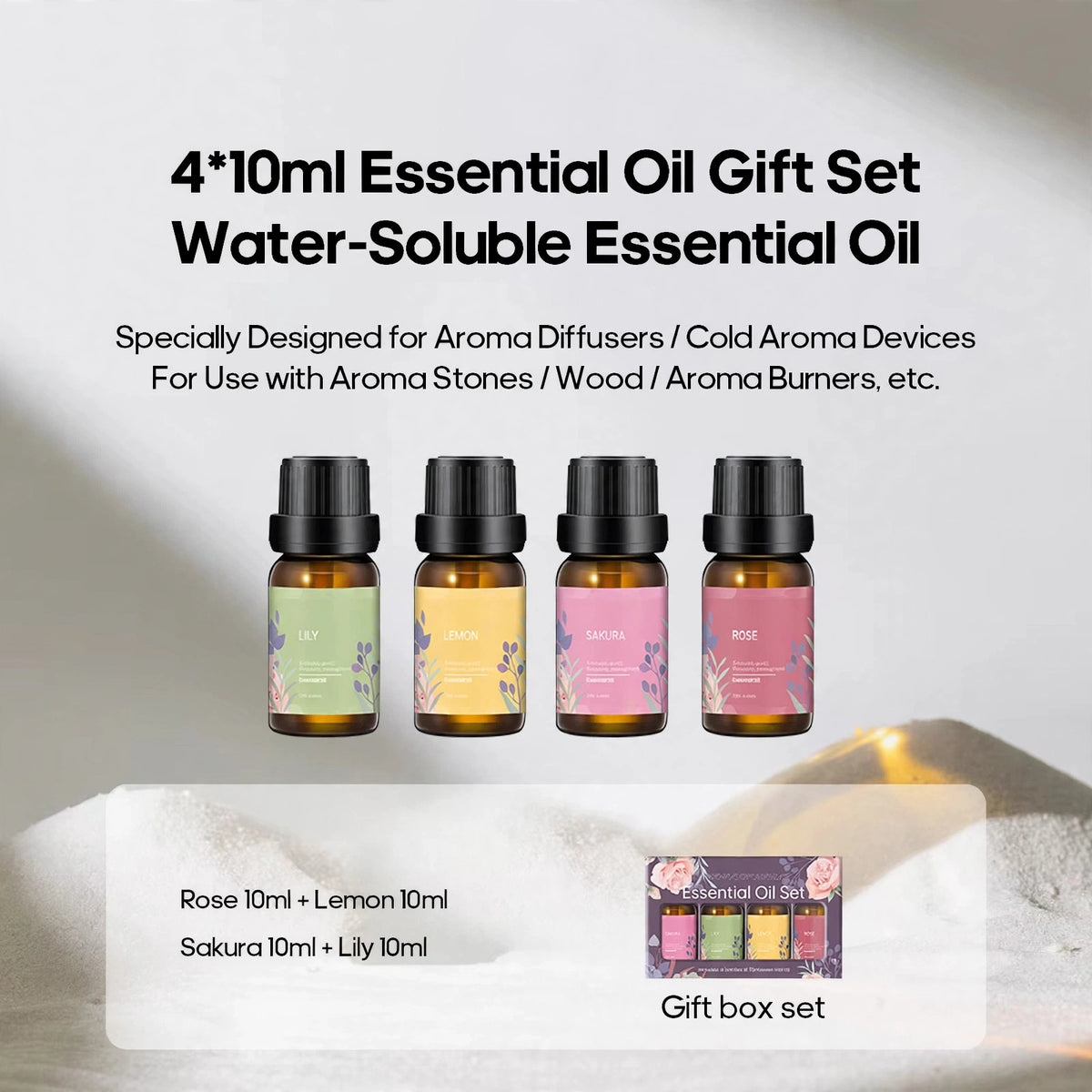 Wooden Aromatherapy Diffuser With Remote