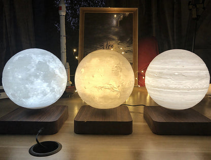 Levitating 3D Planetary/Moon Lamp
