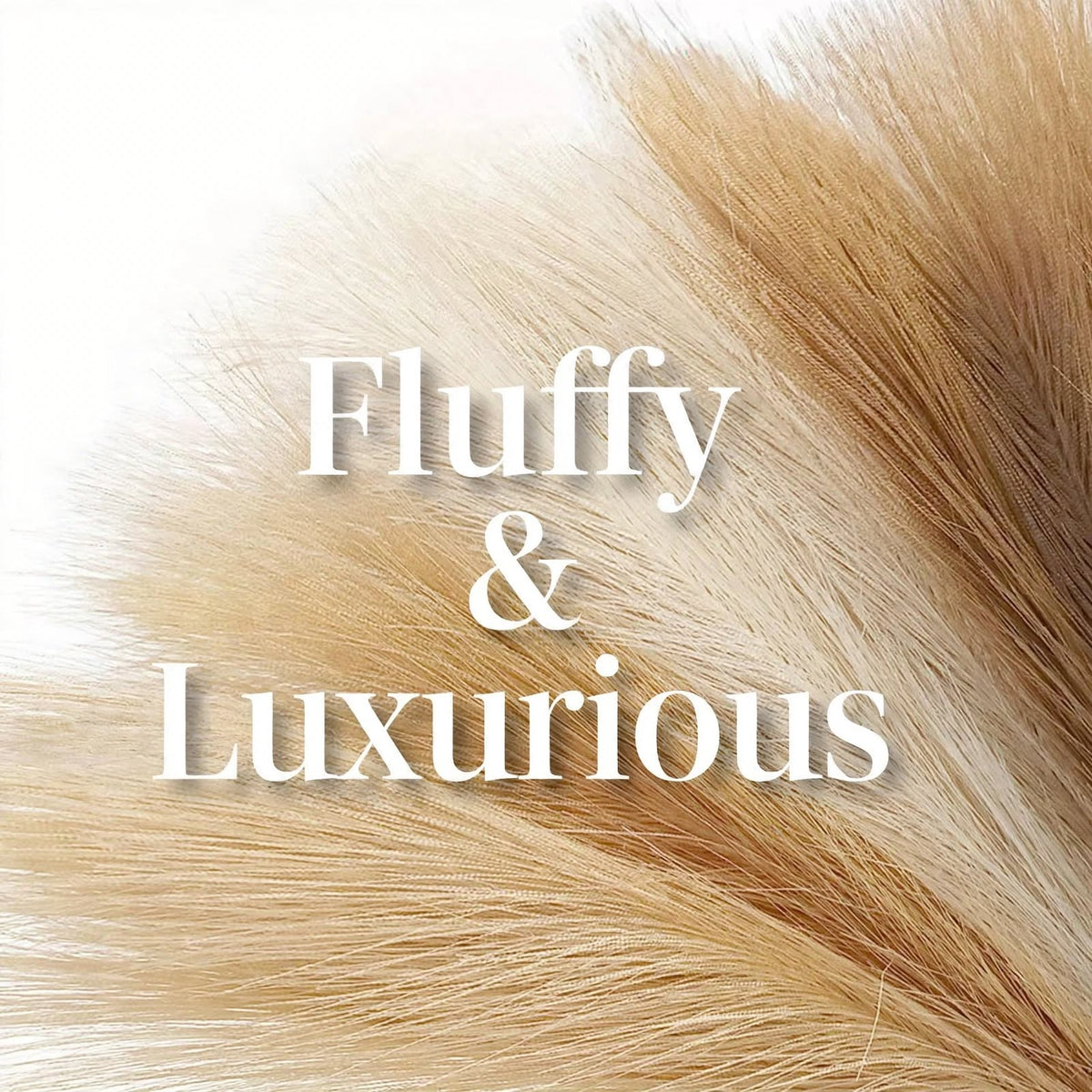Faux Pampas Grass Decor Set