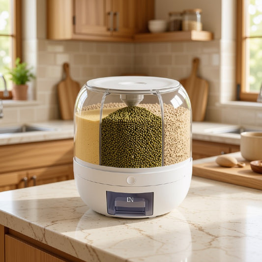 Rotating 360° Rice Dispenser