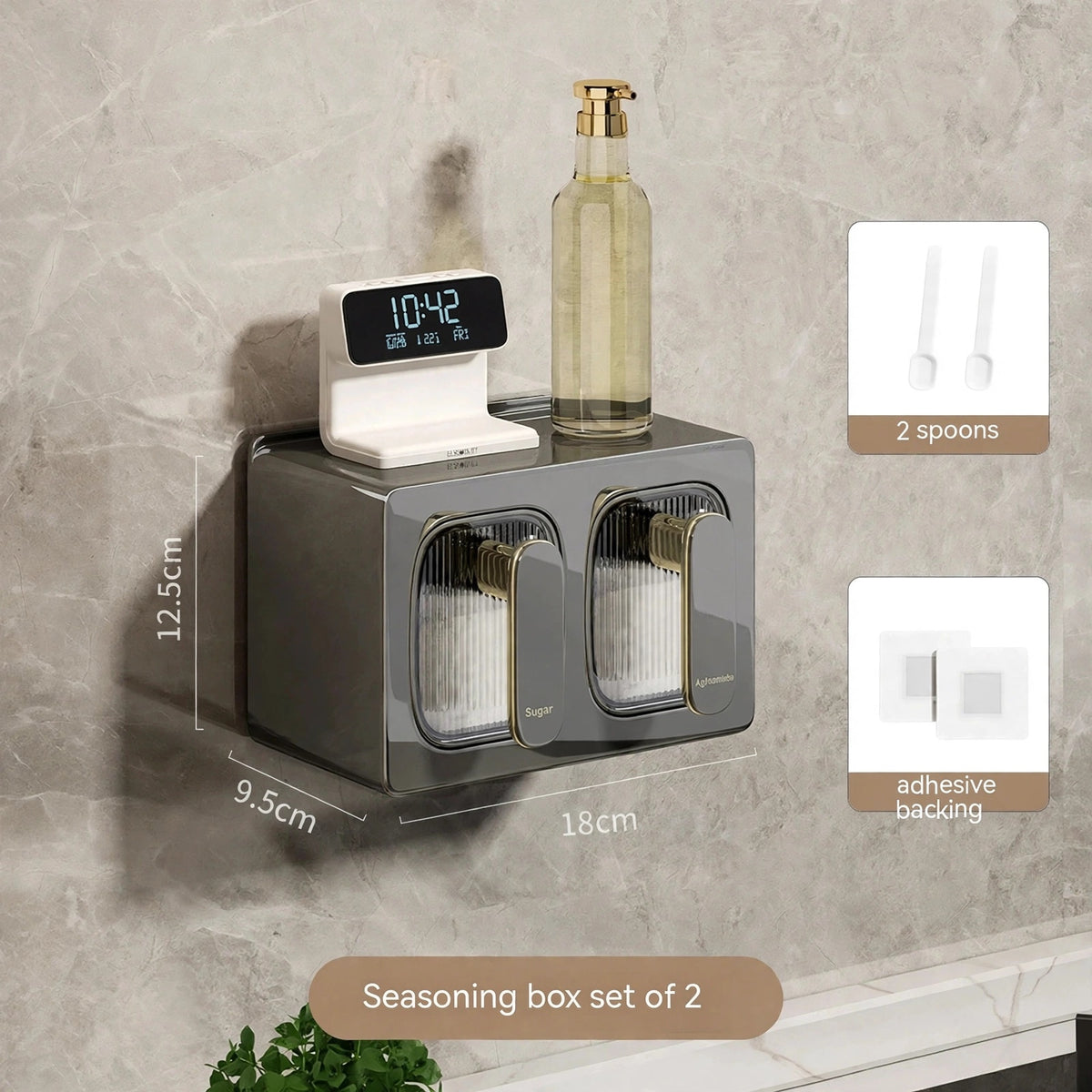 Drawer Type Seasoning Box Spice Jar Set