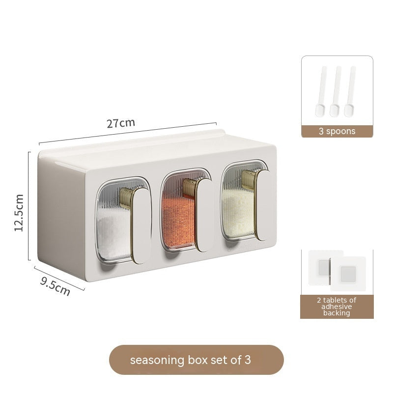 Drawer Type Seasoning Box Spice Jar Set
