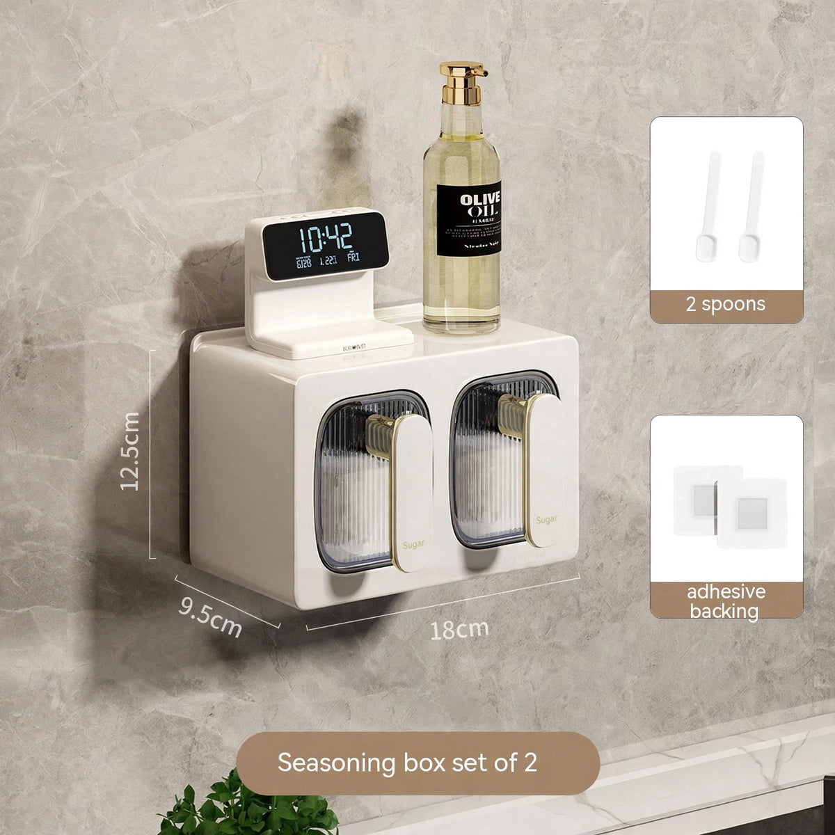 Drawer Type Seasoning Box Spice Jar Set