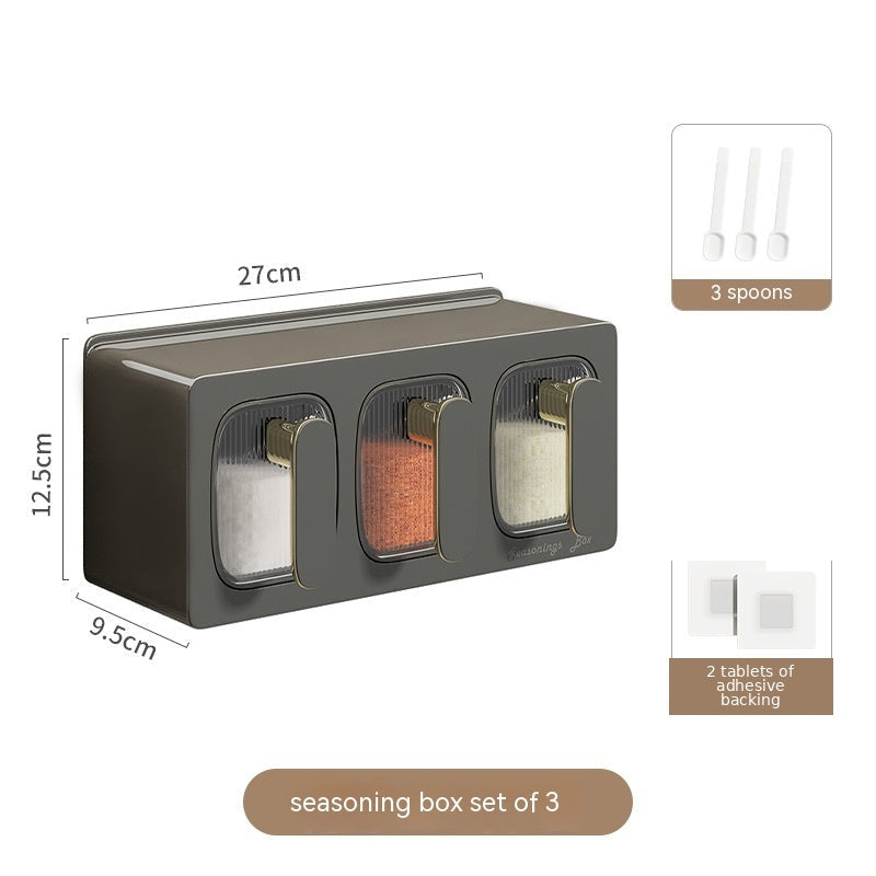 Drawer Type Seasoning Box Spice Jar Set