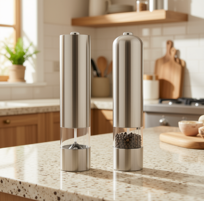 Premium Stainless Steel Electric Pepper Grinder