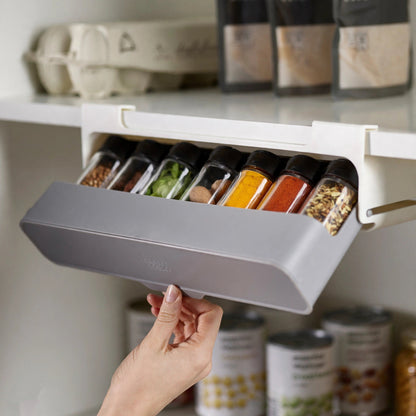 Seasoning Bottle Storage Rack - Modern Spice Jar Organizer