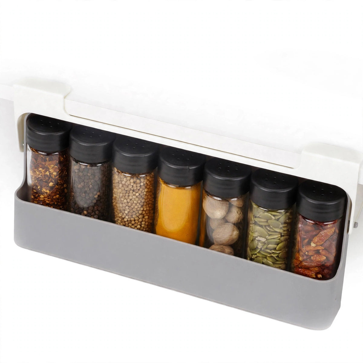 Seasoning Bottle Storage Rack - Modern Spice Jar Organizer