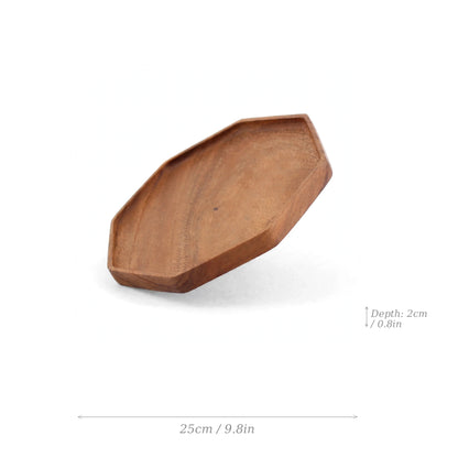 Japanese Acacia Wood Star Anise Tray