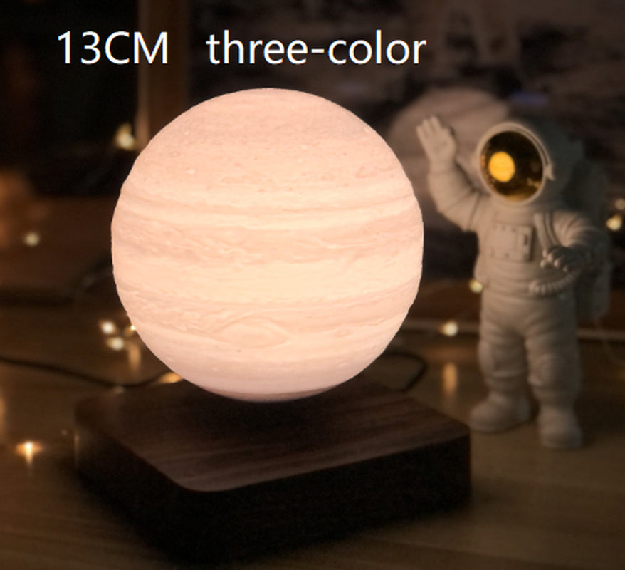 Illuminate Your Space with the Enchanting Magnetic Levitation Moon Lamp - A Stunning 3D Printed Planetary Night Light