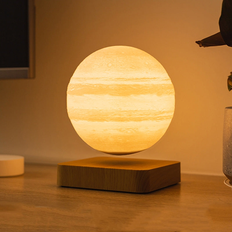 Illuminate Your Space with the Enchanting Magnetic Levitation Moon Lamp - A Stunning 3D Printed Planetary Night Light