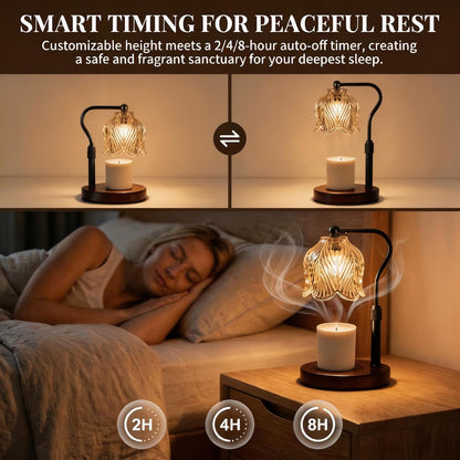 Candle Warmer Lamp with 2 Bulbs