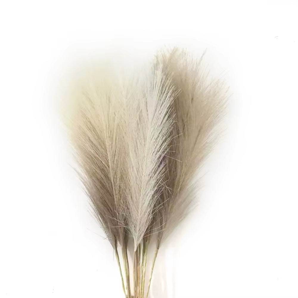 Elevate Your Decor with 6PCS Luxurious Artificial Pampas Grass - Perfect for Weddings, Home, and Holiday Arrangements