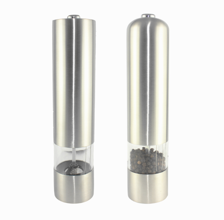 Premium Stainless Steel Electric Pepper Grinder - Perfect for Home and Professional Use