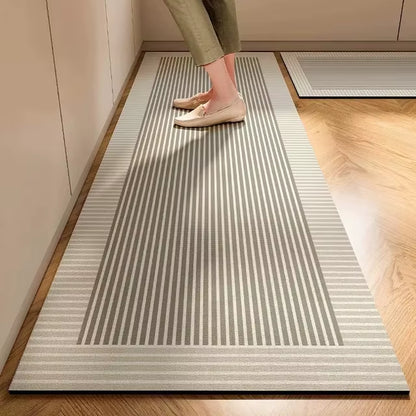 Transform Your Kitchen with the New Japanese Style Soft Diatomite Mud Floor Mat - Super Absorbent, Anti-Slip, and Easy to Clean!