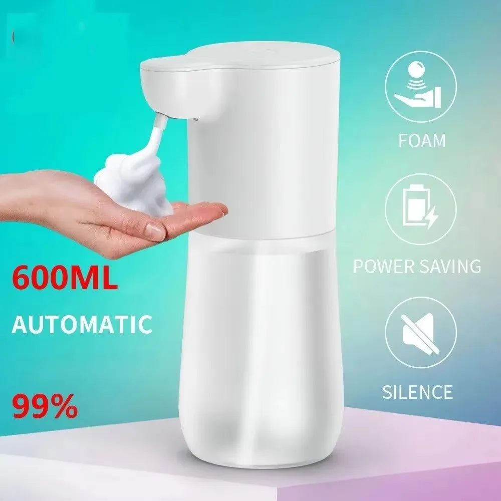 380ml Touchless Automatic Foam Soap Dispenser - USB Rechargeable with Smart Infrared Sensor