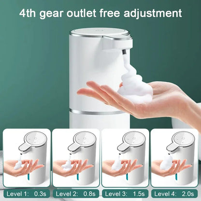 380ml Touchless Automatic Foam Soap Dispenser - USB Rechargeable with Smart Infrared Sensor