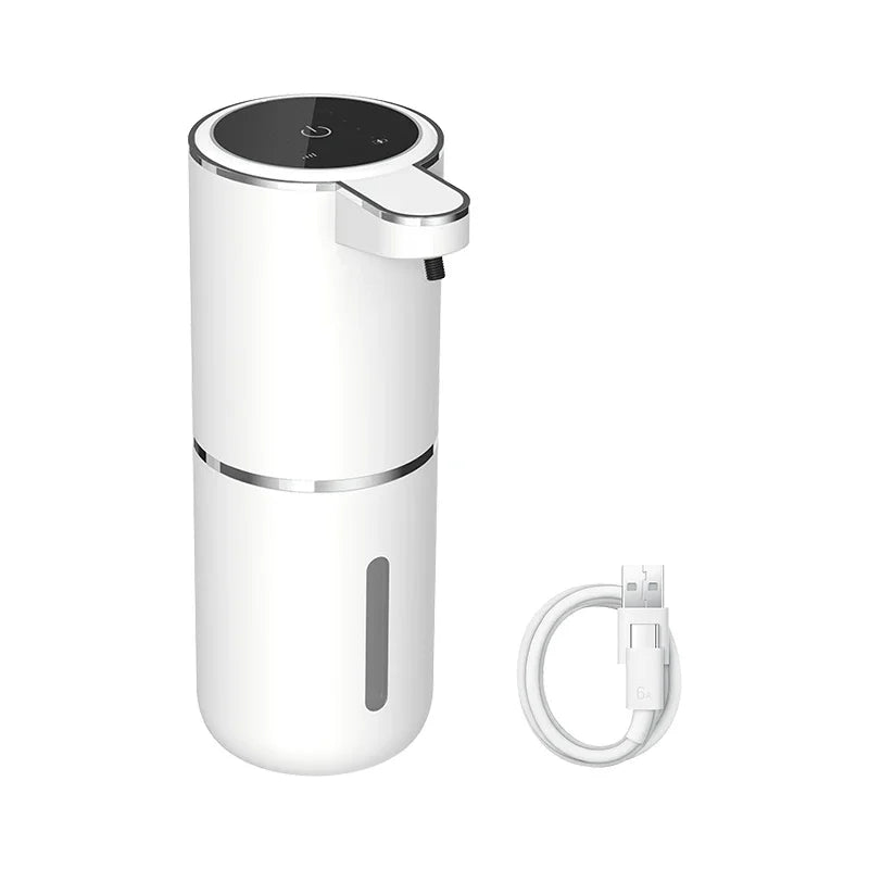 380ml Touchless Automatic Foam Soap Dispenser - USB Rechargeable with Smart Infrared Sensor