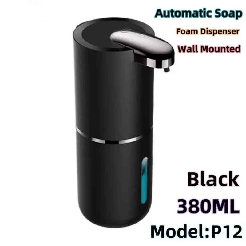 380ml Touchless Automatic Foam Soap Dispenser - USB Rechargeable with Smart Infrared Sensor
