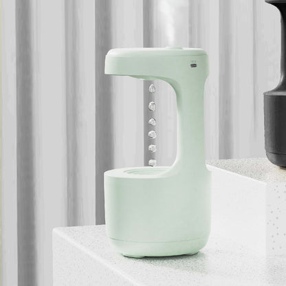 Transform Your Space with the Bedroom Anti-Gravity Humidifier & Clock Aroma Diffuser - Large Capacity for Mute, Heavy Fog Relaxation