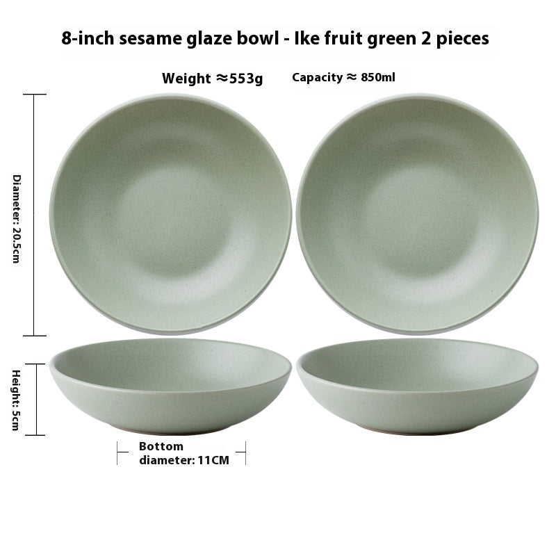 Elevate Your Dining Experience with Our Solid Color Nordic Style Ceramic Plate