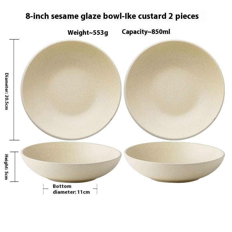 Elevate Your Dining Experience with Our Solid Color Nordic Style Ceramic Plate