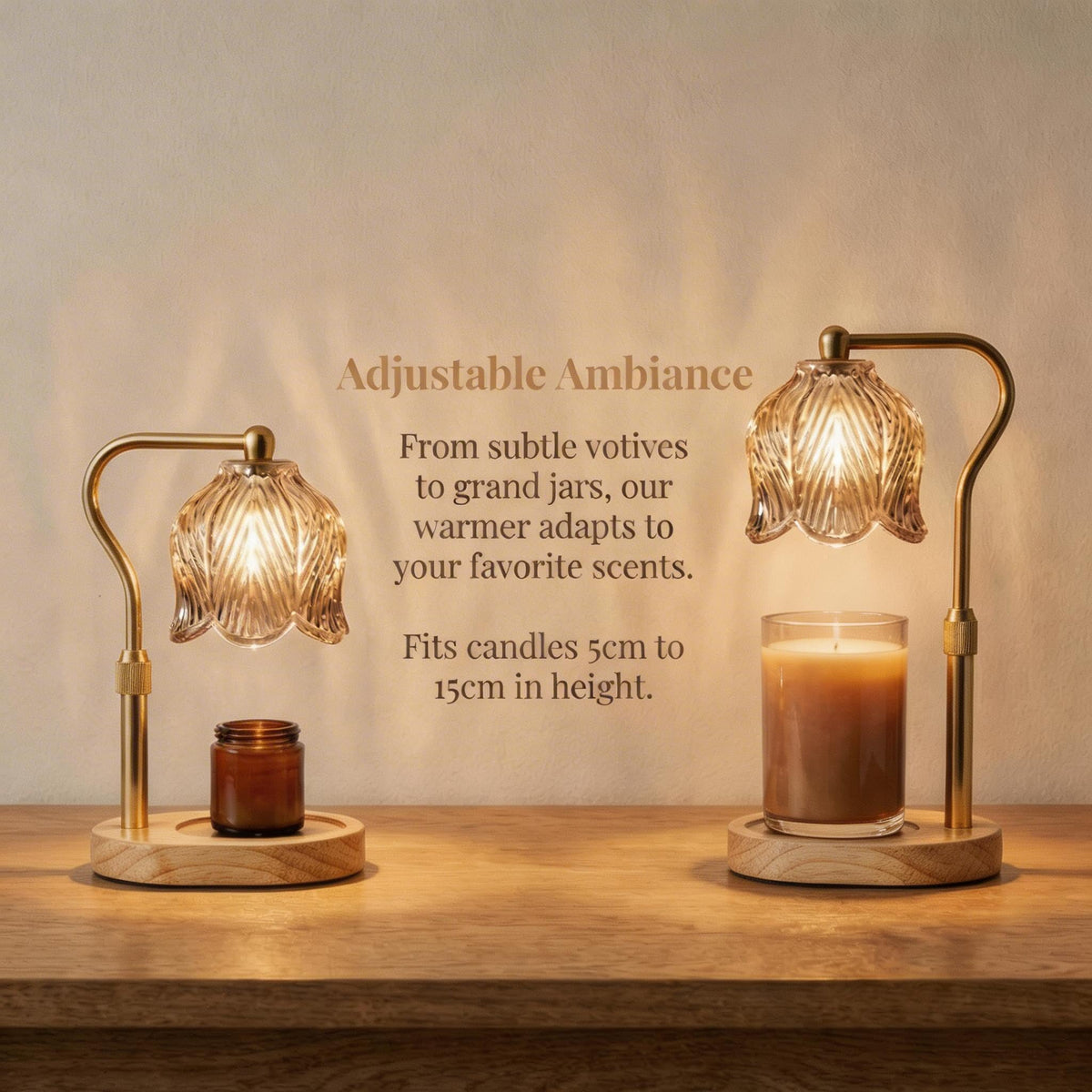 Candle Warmer Lamp with 2 Bulbs