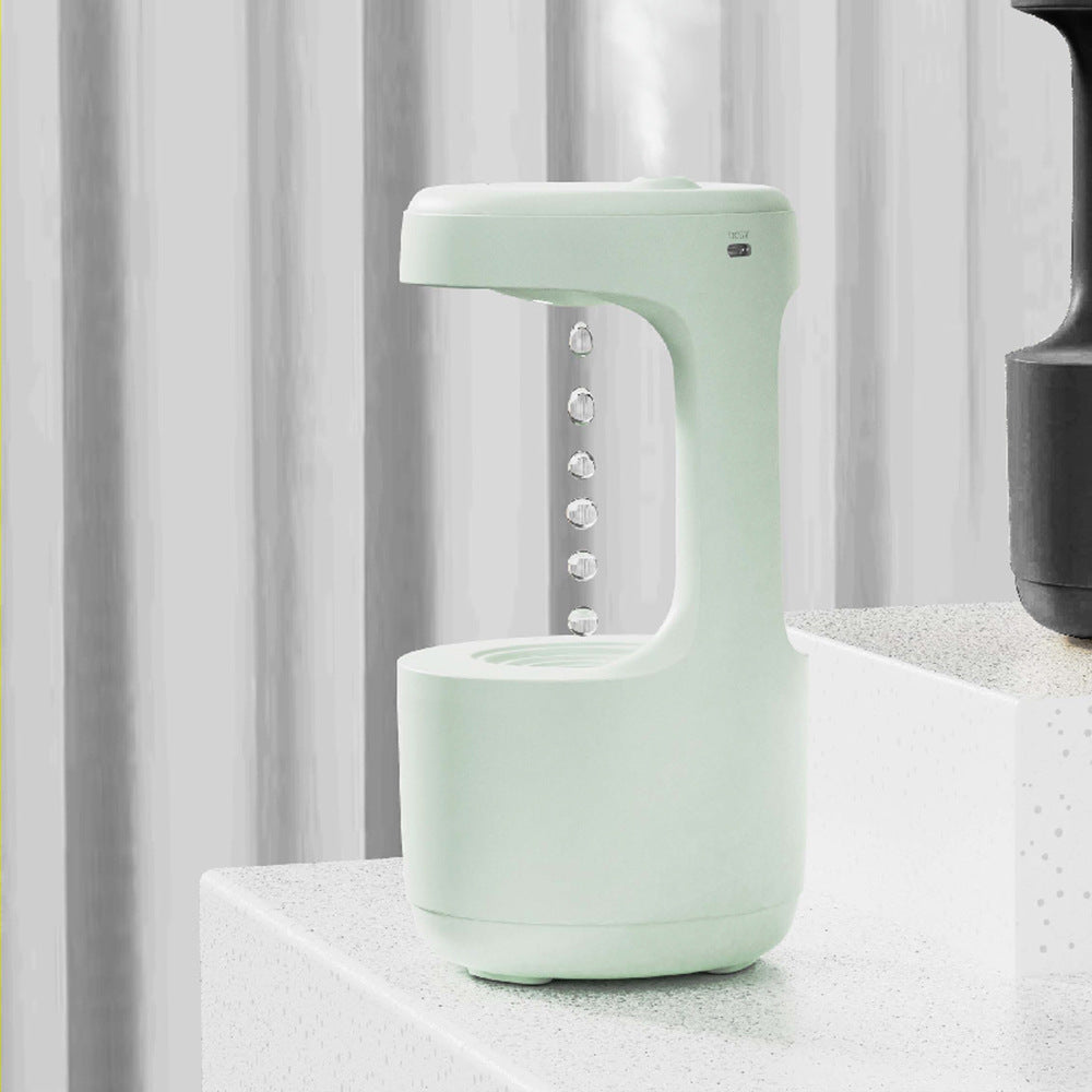 Transform Your Space with the Bedroom Anti-Gravity Humidifier & Clock Aroma Diffuser - Large Capacity for Mute, Heavy Fog Relaxation
