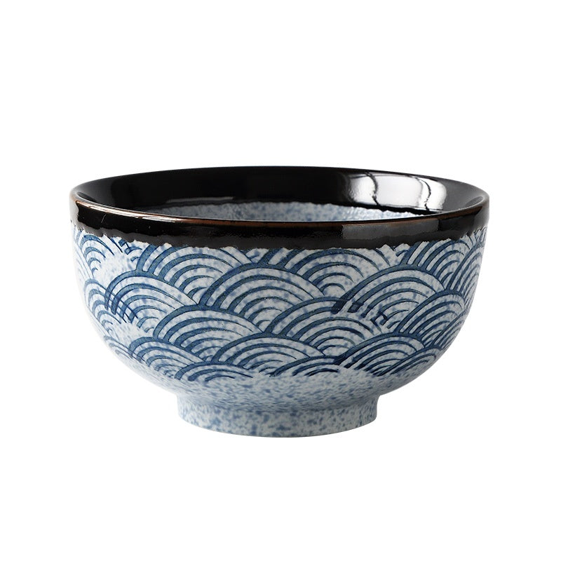 Elevate Your Dining Experience with the Elegant Sea Damaskeen Ceramic Bowl – A Stylish Addition to Any Tableware Collection