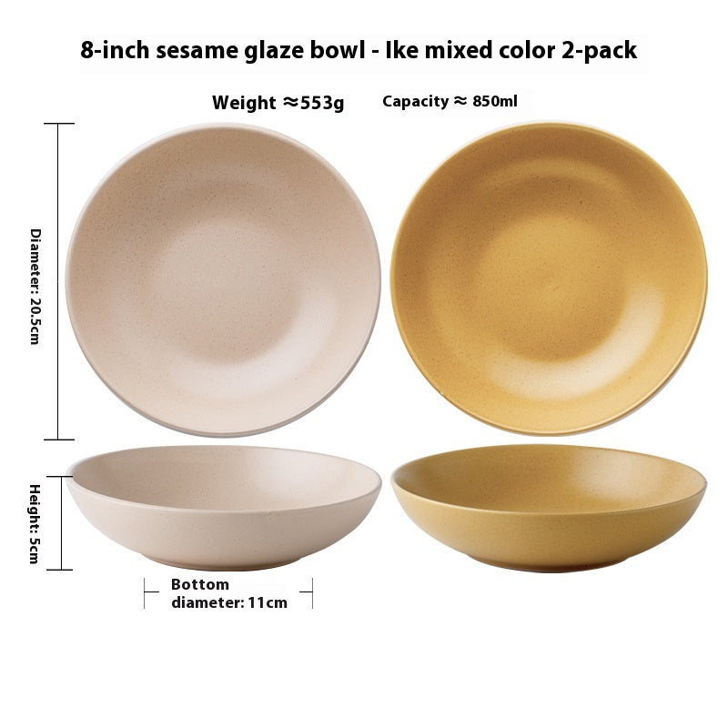 Elevate Your Dining Experience with Our Solid Color Nordic Style Ceramic Plate